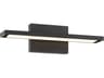 George Kovacs Parallel 1-Light Coal Black LED Vanity Light