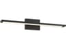 George Kovacs Parallel 1-Light Coal Black LED Vanity Light