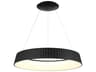 George Kovacs Star Gate 1-Light Coal Black Round Pendant