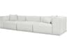 Gus* Modern Nest Morris Fog Gray Upholstered Sofa