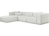 Gus* Modern Nest Gray Upholstered Sectional Sofa