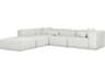 Gus* Modern Nest Gray Upholstered Sectional Sofa