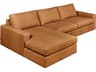 Gus* Modern Ashdale Tan Upholstered Sectional Sofa