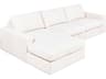 Gus* Modern Ashdale White Upholstered Sectional Sofa