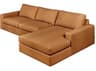 Gus* Modern Ashdale Brown Upholstered Sectional Sofa