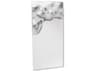 Global Views Asymmetrical Ripple Clear Rectangular Wall Mirror