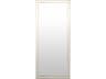 Global Views Lovely Brushed Brass Floor Mirror Rectangular