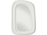 Global Views Epoque White Wall Mirror Vertical Large
