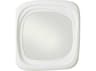 Global Views Epoque White Wall Mirror Rectangular Small