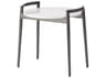 Global Views Oval Marble End Table
