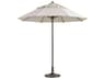 Grosfillex Windmaster Aluminum 9 Foot Round Fiberglass Outdoor Patio Umbrella in Canvas