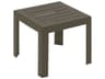 Grosfillex Bahai Resin Bronze Mist Square End Low Table
