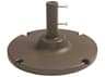 Grosfillex Resin Bronze Mist Y-Leg and Lateral Umbrella Base