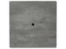 Grosfillex Molded Melamine Resin Granite Square Table Top with Umbrella Hole