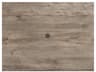 Grosfillex Molded Melamine Resin Aged Oak Rectangular Table Top with Umbrella Hole