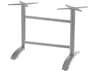 Grosfillex Ecofix Aluminum Black Lateral Table Base with Rail Tops