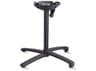 Grosfillex X1 Aluminum Black Tilt Small Table Base