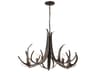 Hubbardton Forge Caribou 5-Light Candelabra Chandelier