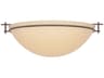 Hubbardton Forge Moonband 3-Light Glass Bowl Flush Mount