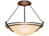 Hubbardton Forge Presidio 2-Light Glass Bowl Semi Flush Mount