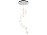 Hubbardton Forge Chrysalis 9-Light Crystal Glass Pendant
