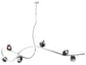 Hubbardton Forge Glacier 6-Light Glass Linear Island Pendant