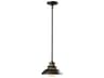 Hubbardton Forge Staccato 1-Light Glass Cylinder Dome Mini Pendant