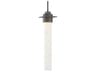 Hubbardton Forge Airis 1-Light Glass Cylinder Mini Pendant
