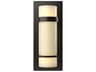 Hubbardton Forge Banded 1-Light Glass Wall Sconce