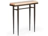 Hubbardton Forge Wick Rectangular Wood Console Table