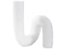 Howard Elliott Abstract Curved Matte White Vase