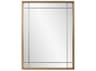 Howard Elliott Chiverny Brass Rectangular Wall Mirror