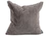 Howard Elliott Faux Fur Angora Stone 20" x 20" Pillow