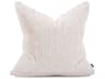 Howard Elliott Faux Fur Angora Natural 24" x 24" Pillow