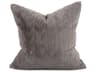 Howard Elliott Faux Fur Angora Stone 24" x 24" Pillow