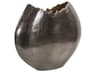 Howard Elliott Baniff Bronze Jagged Edged Disc Vase