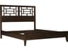 Henkel Harris Brown Mahogany Wood Queen Panel Bed