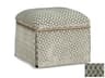 Hickory White Custom Elements Upholstery Platinum Green Upholstered Ottoman