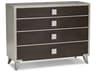 Hickory White Trellis 4-Drawer Huck Brown Accent Chest