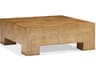 Hickory White Journey The World Square Wood Barcelona Cocktail Table