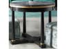 Hickory White Journey The World Round Charleston Foyer End Table with Stone Top