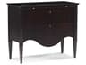 Hickory White Journey The World Black Tie Lacquer Maple Wood Accent Chest