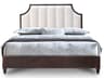 Hickory White Artifex Vuitton Brown Acacia Wood Queen Platform Bed