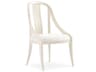 Hickory White Novella Cherry Wood Upholstered Side Dining Chair