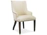 Hickory White Metropolitan Classics Hardwood Beige Upholstered Tullamore Arm Dining Chair