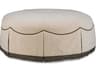 Hickory White Custom Elements Upholstery Cherry Beige Upholstered Cocktail Ottoman