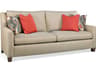 Hickory White Custom Elements Upholstery Walnut Beige Upholstered Sofa
