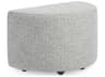 Hickory White Orla Half-Round Ottoman