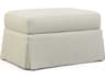 Hickory White Custom Elements Upholstery Cream Upholstered Jules Ottoman