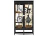 Hickory White Skyloft Maple Wood Walnut Display Cabinet